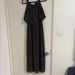 Elegant Green Sleeveless Dress